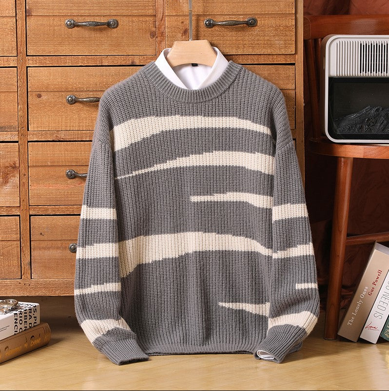 Midnight Waves Knit Sweater