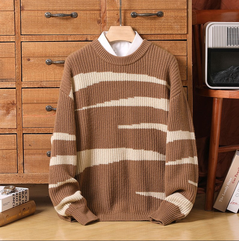 Midnight Waves Knit Sweater