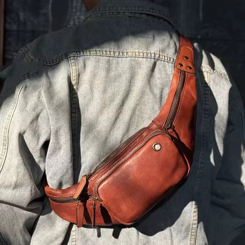 Mantime Leather Chestbag